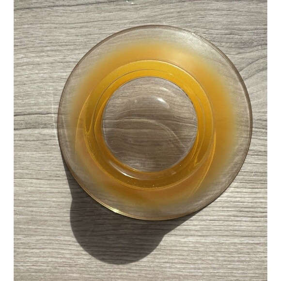 Vintage Orange Blendo Frosted Chip & Dip Bowl Set - Picture 7 of 16